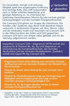Coenzym Q10 Extra + Magnesium (30 Kapseln)