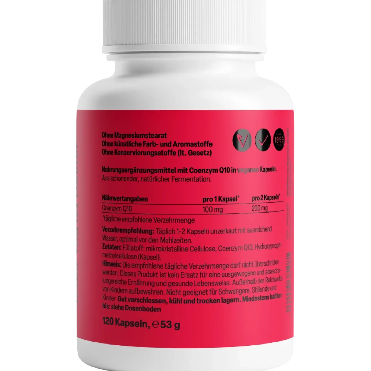 Coenzym Q10 100mg (120 Kapseln)
