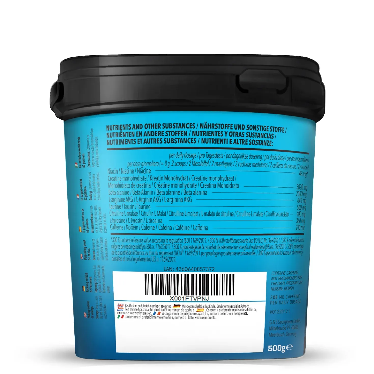 Concentrated Pre Workout (500g)