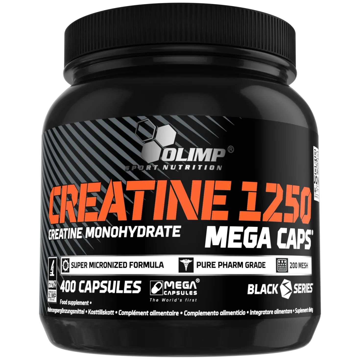 Creatine Mega Caps 1250 (400 Kapseln)