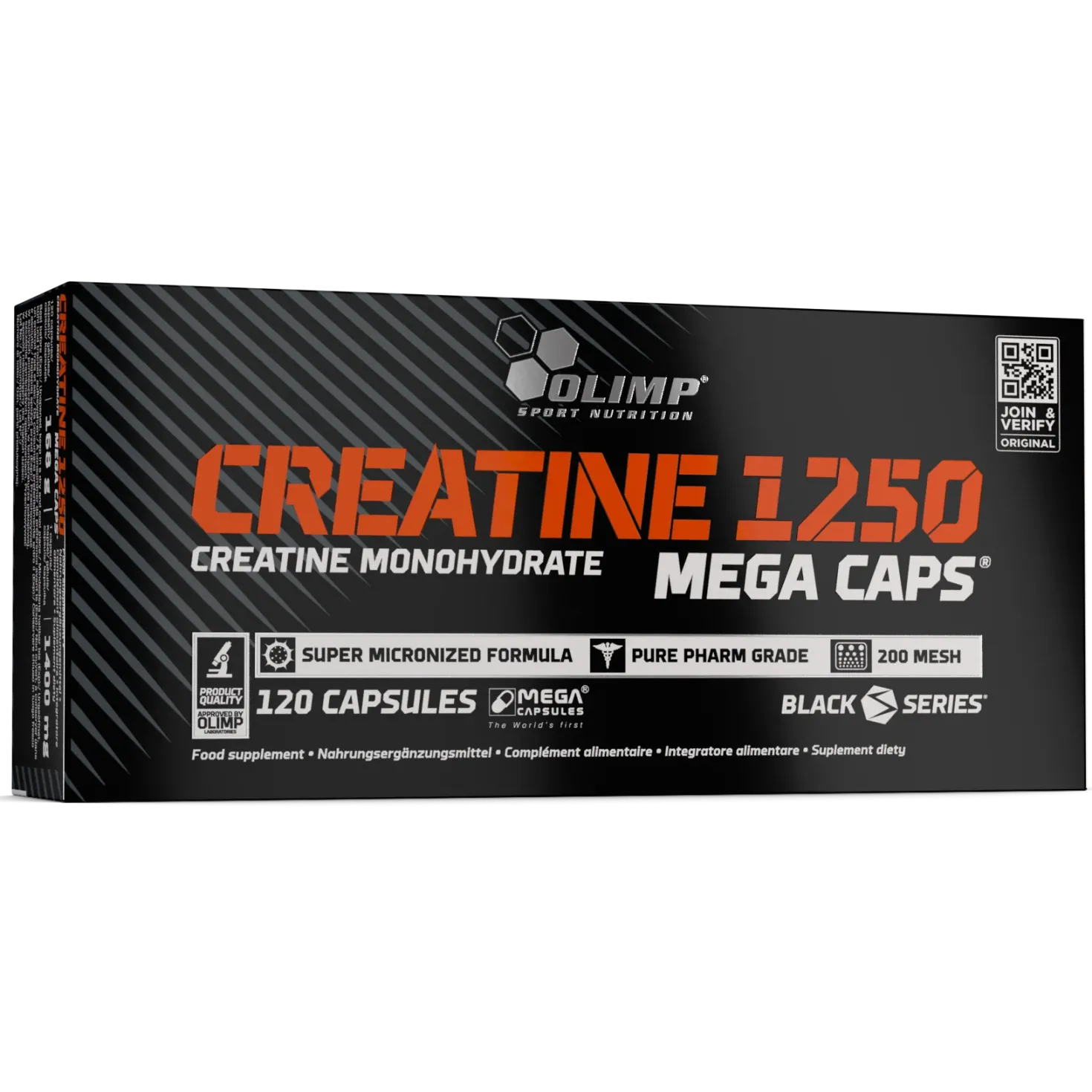 Creatine Mega Caps 1250 (120 Kapseln)