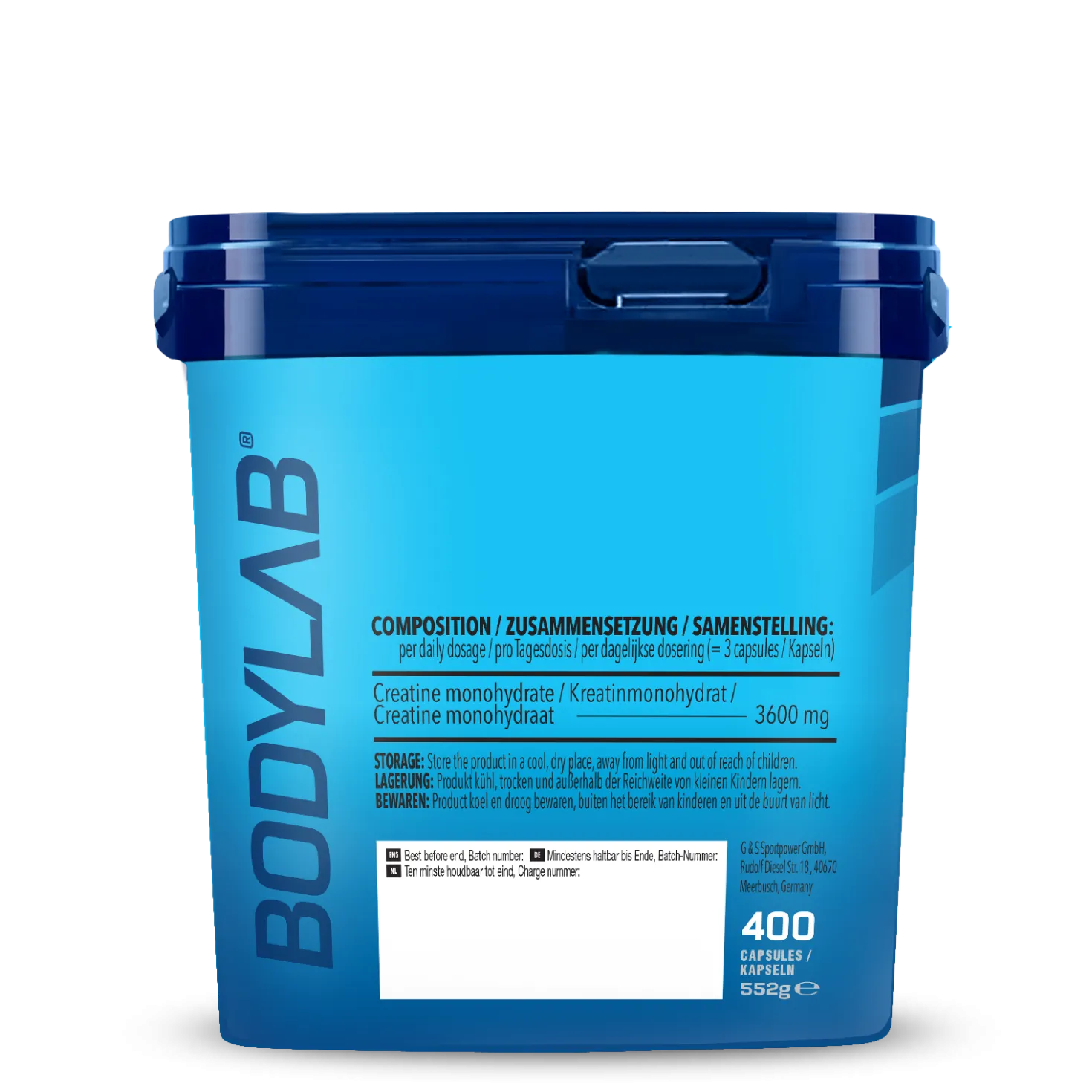 Creatine Monohydrate Mega Caps (400 Kapseln)