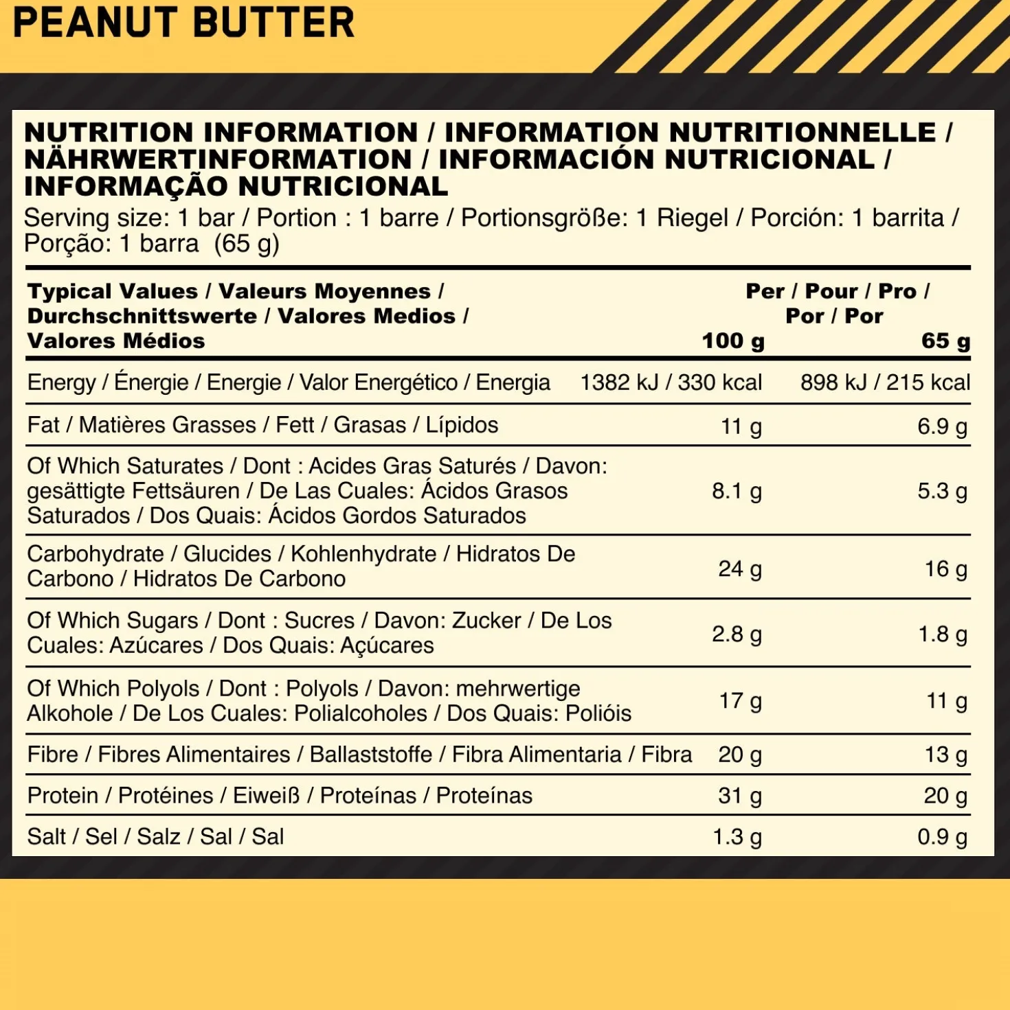 Crispy Protein Bar (10x65g)