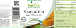 Curcumin mit Bioperin (120 Kapseln)