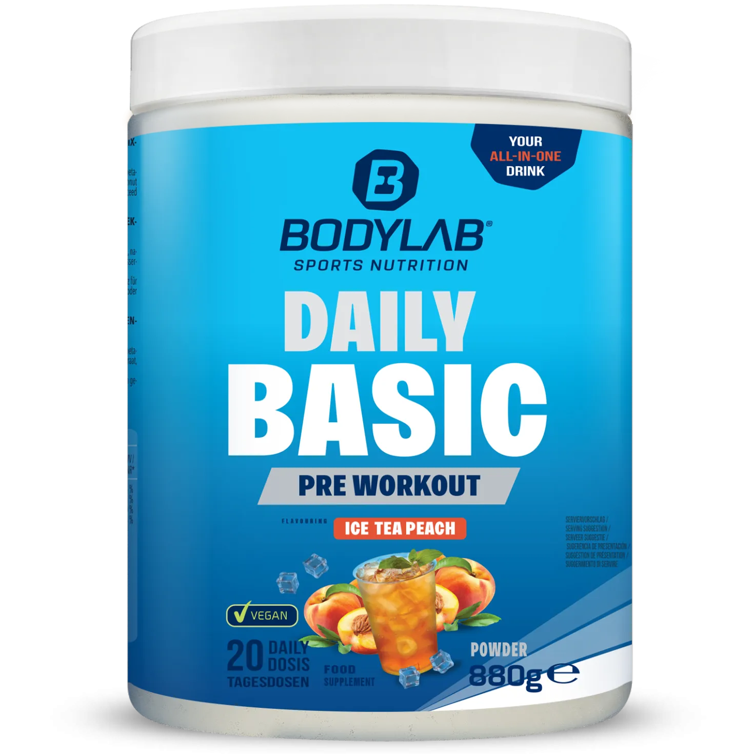 Daily Basic Powder Ice Tea Peach (880g)