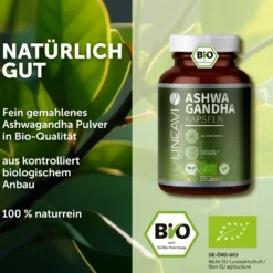 Doppelpack: Bio Ashwagandha Kapseln (2x150 Kapseln)