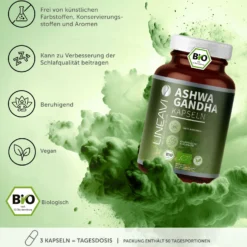 Doppelpack: Bio Ashwagandha Kapseln (2x150 Kapseln)