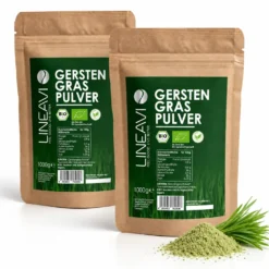 Doppelpack: Bio Gerstengraspulver (2x1000g)