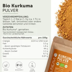 Doppelpack: Bio Kurkumapulver (2x1000g)
