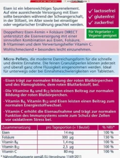 Eisen Femin direct (20 Portionsbeutel)