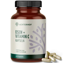 Eisen + Vitamin C Kapseln (180 Kapseln)