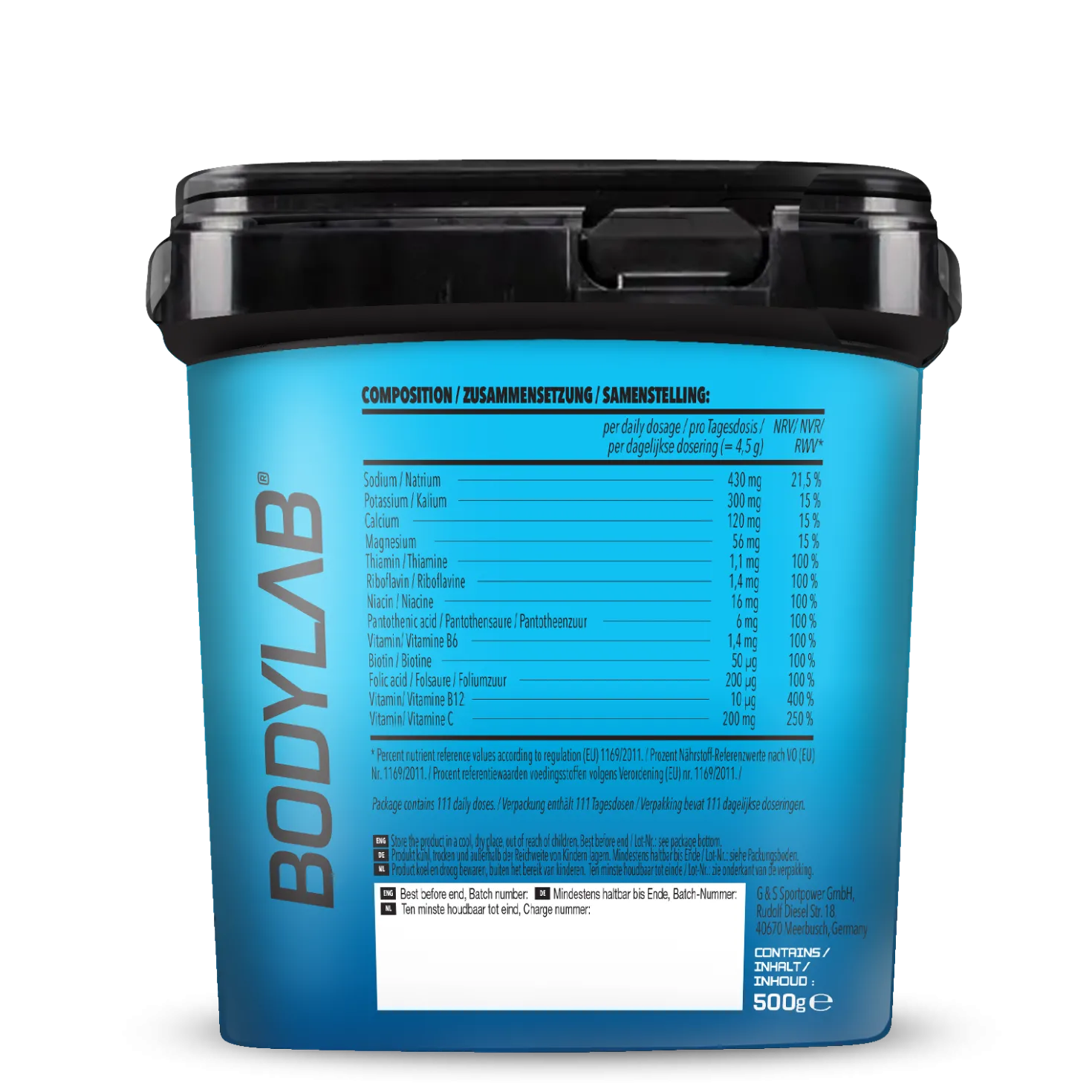 Electrolyte Powder (500g) - Orange Flavouring