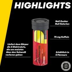 5 Electrolytes Zero Calorie Sports Drink Röhrchen (10 Brausetabletten)