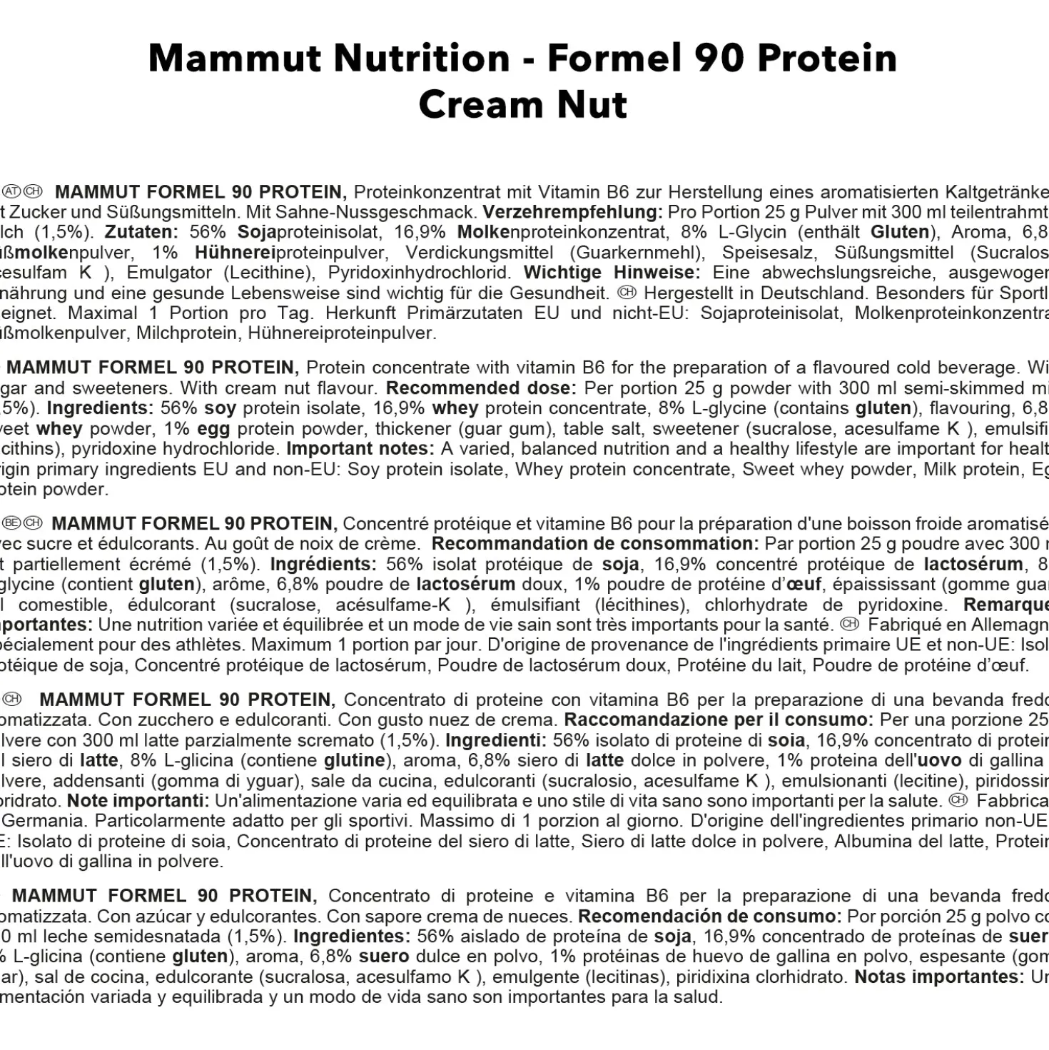 Formel 90 Protein (3000g)