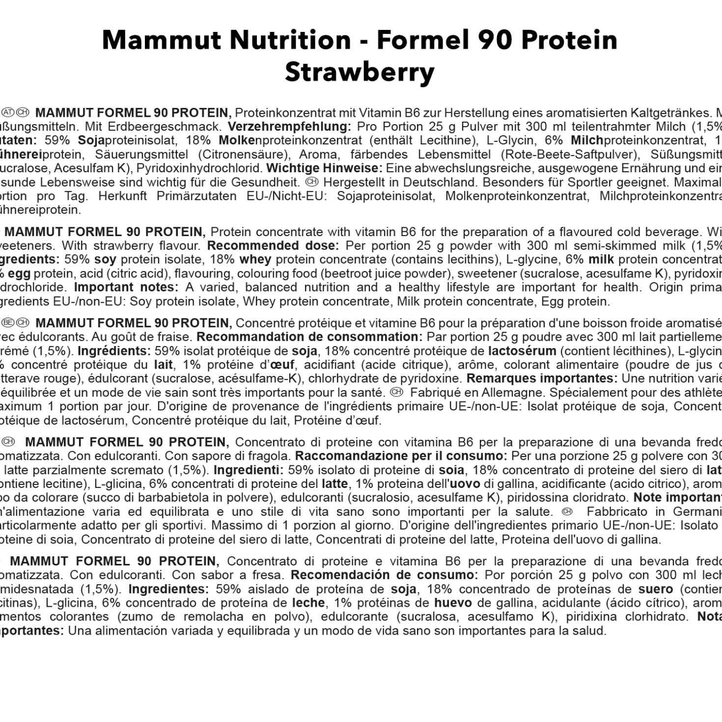 Formel 90 Protein (3000g)
