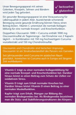 Glucosamin 1000 + Curcuma (40 Kapseln)