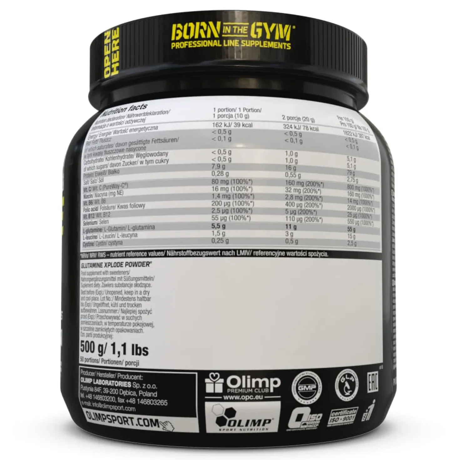 Glutamine Xplode Powder (500g)
