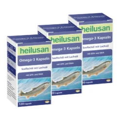 Heilusan Omega-3 3-Monatspackung (3x120 Kapseln)