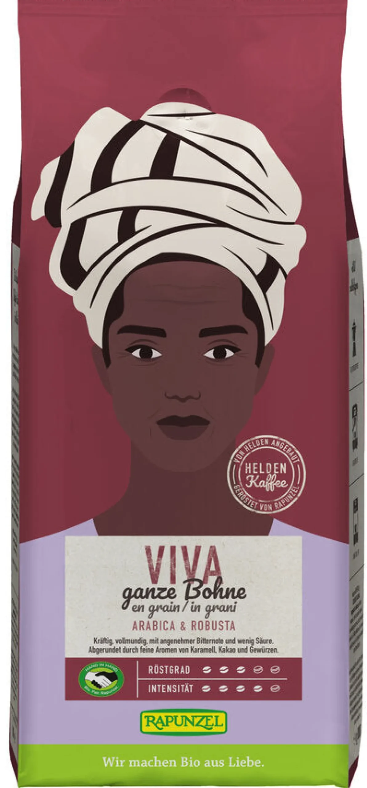 Heldenkaffee Viva ganze Bohnen Bio (1000g)