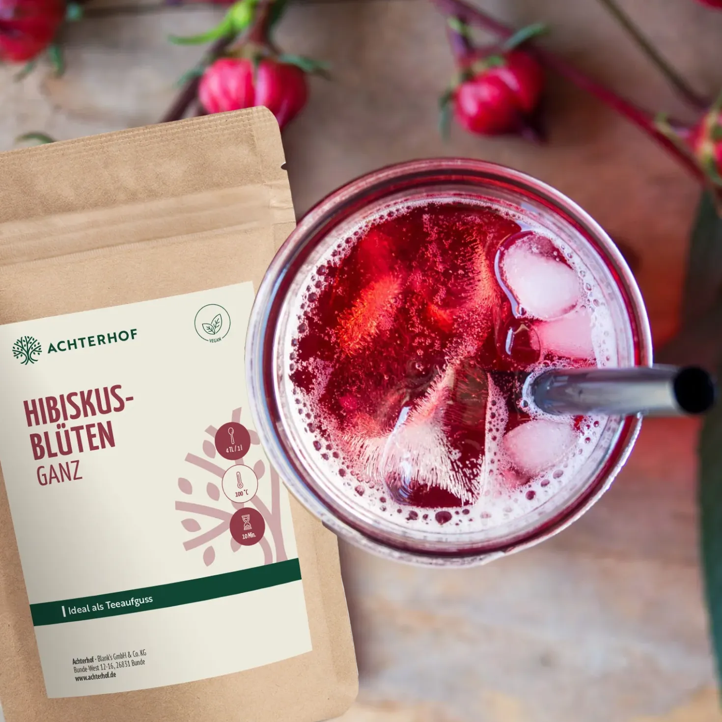 Hibiskusblüten ganz (1000g)