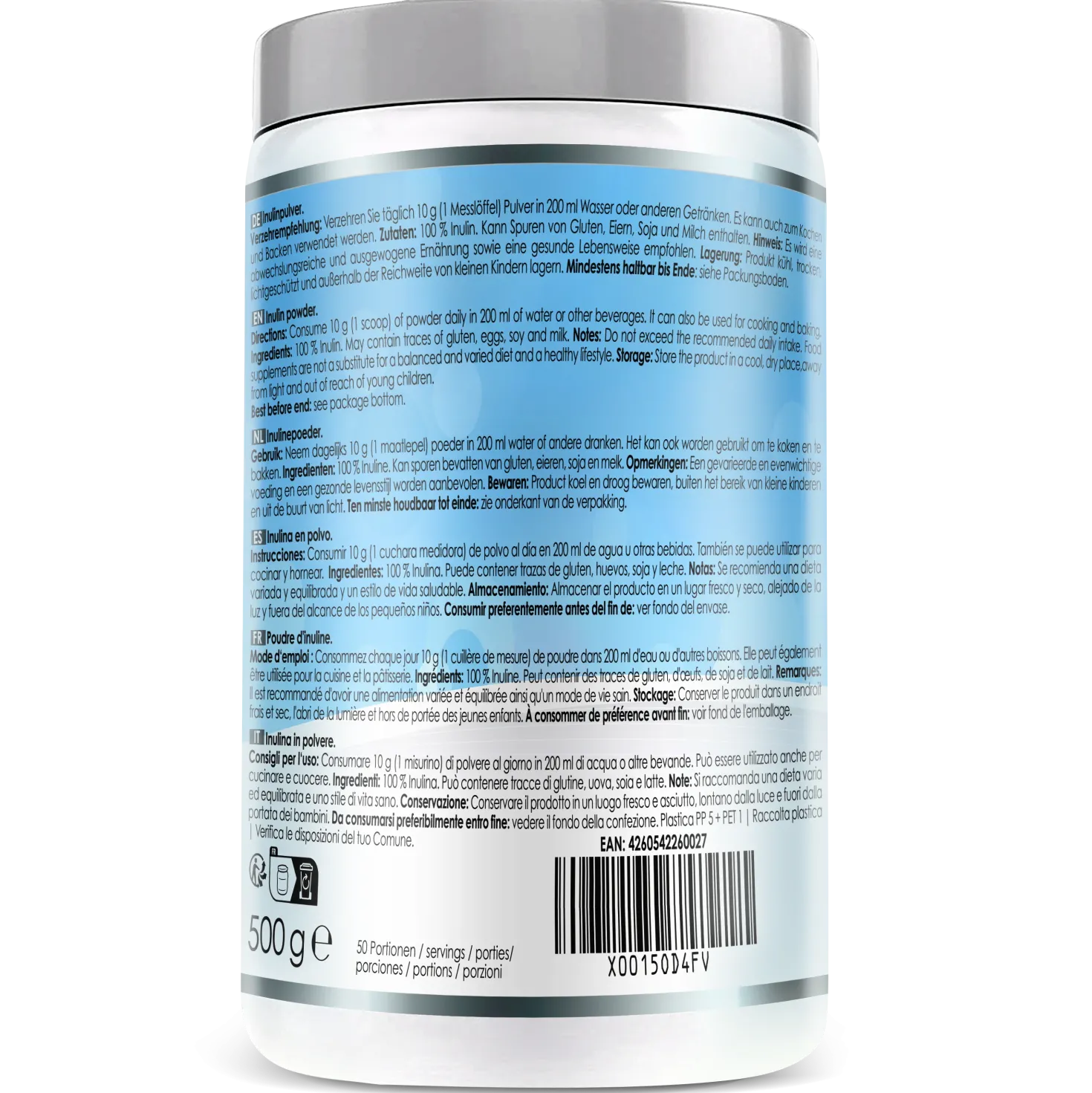 Inulinpulver (500g)