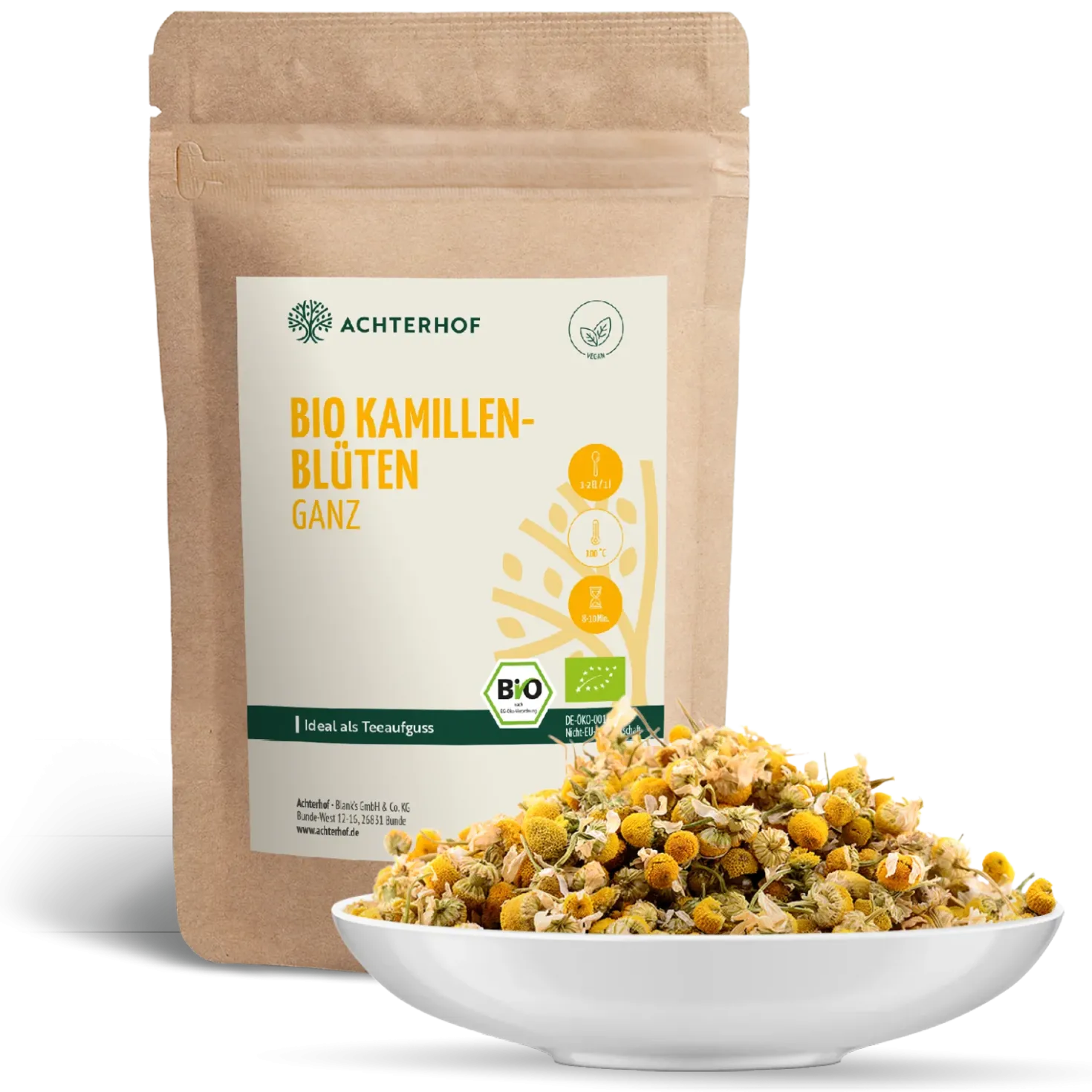 Kamillenblüten ganz Bio (1000g)