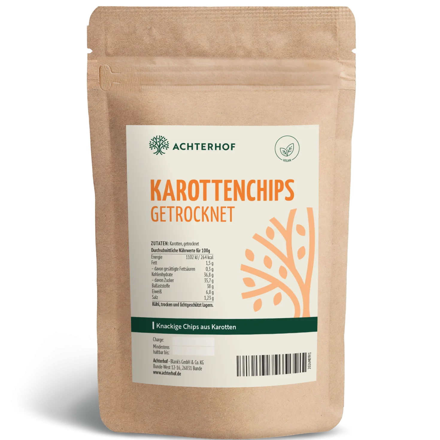 Karottenchips (1000g)