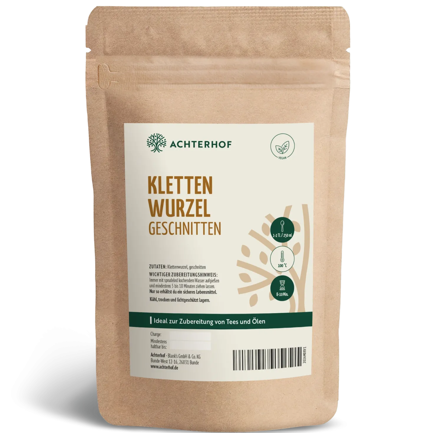 Klettenwurzel geschnitten (500g)
