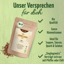 Kümmelsamen ganz Bio (1000g)