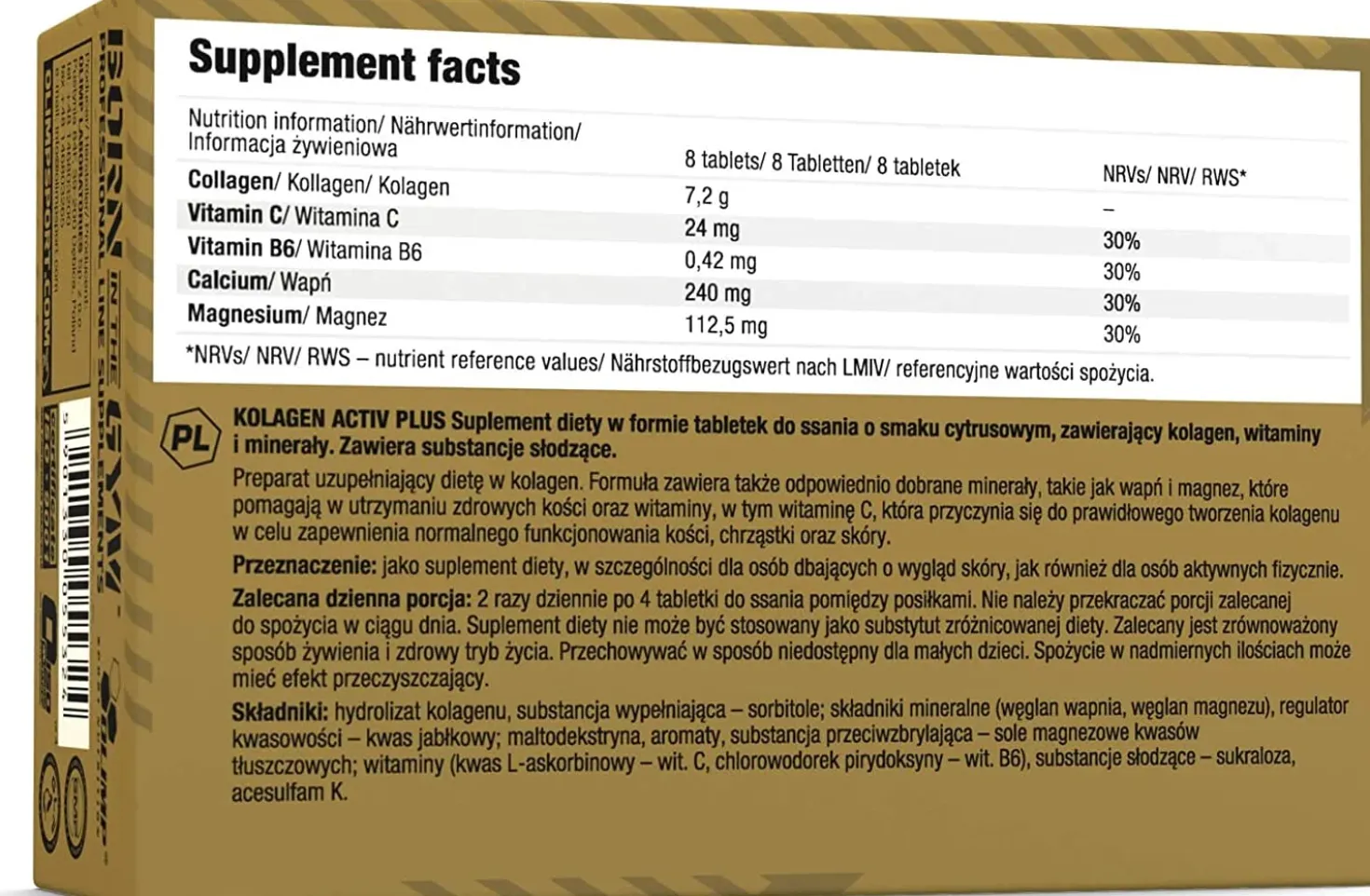 Kolagen Activ Plus Sport Edition (80 Tabletten)