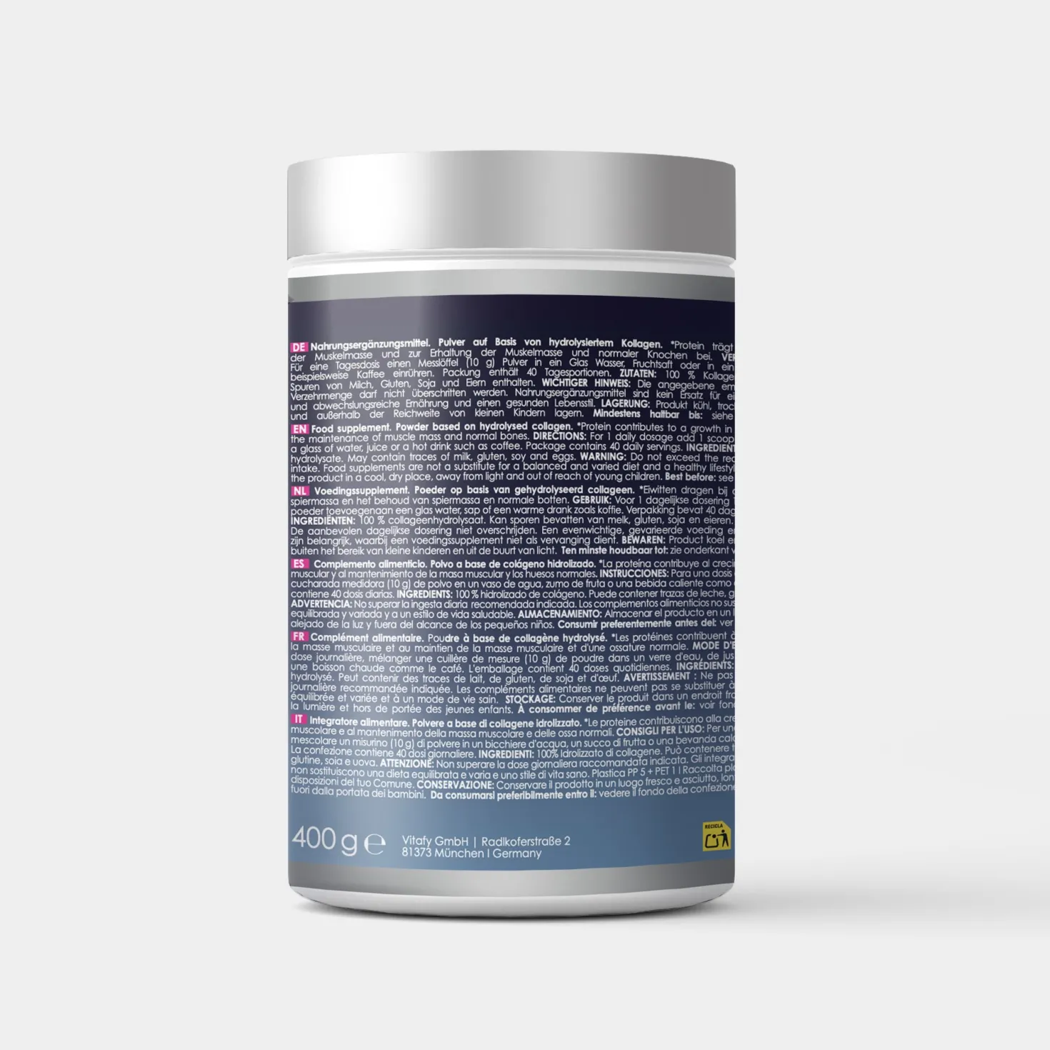 Kollagen Proteinpulver (400g)