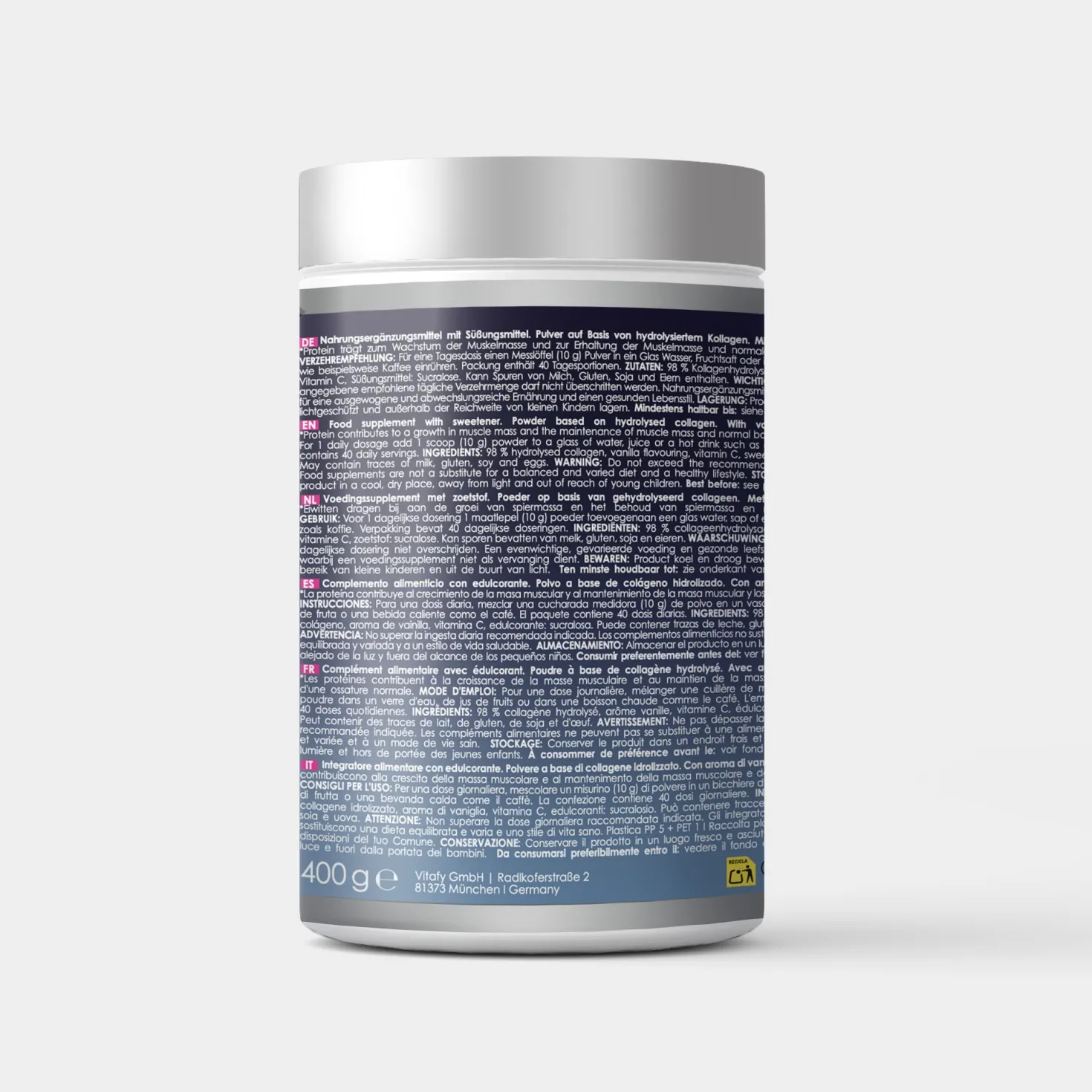 Kollagen Proteinpulver (400g)