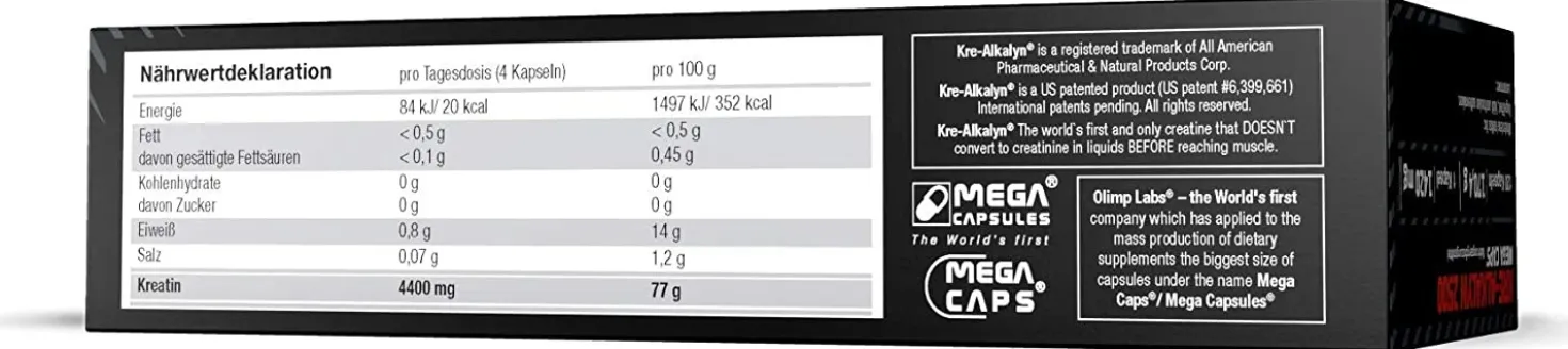 Kre Alkalyn 2500 Mega Caps (120 Kapseln)