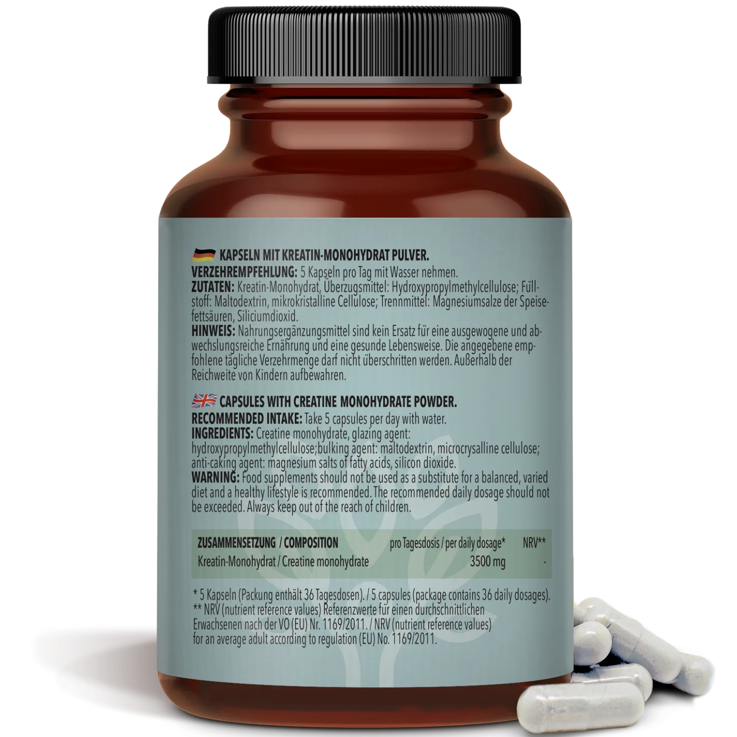 Kreatin Monohydrat (180 Kapseln)