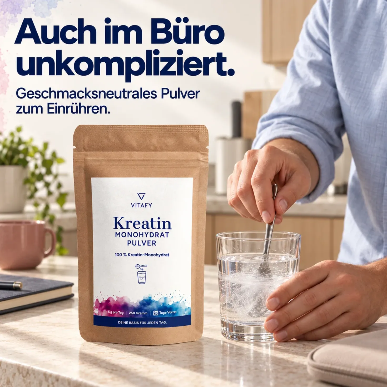 100% Kreatin Monohydrat Pulver (250g)