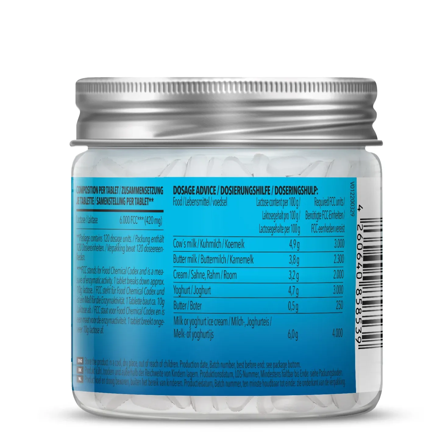 Lactase Tabs (120 Tabletten)