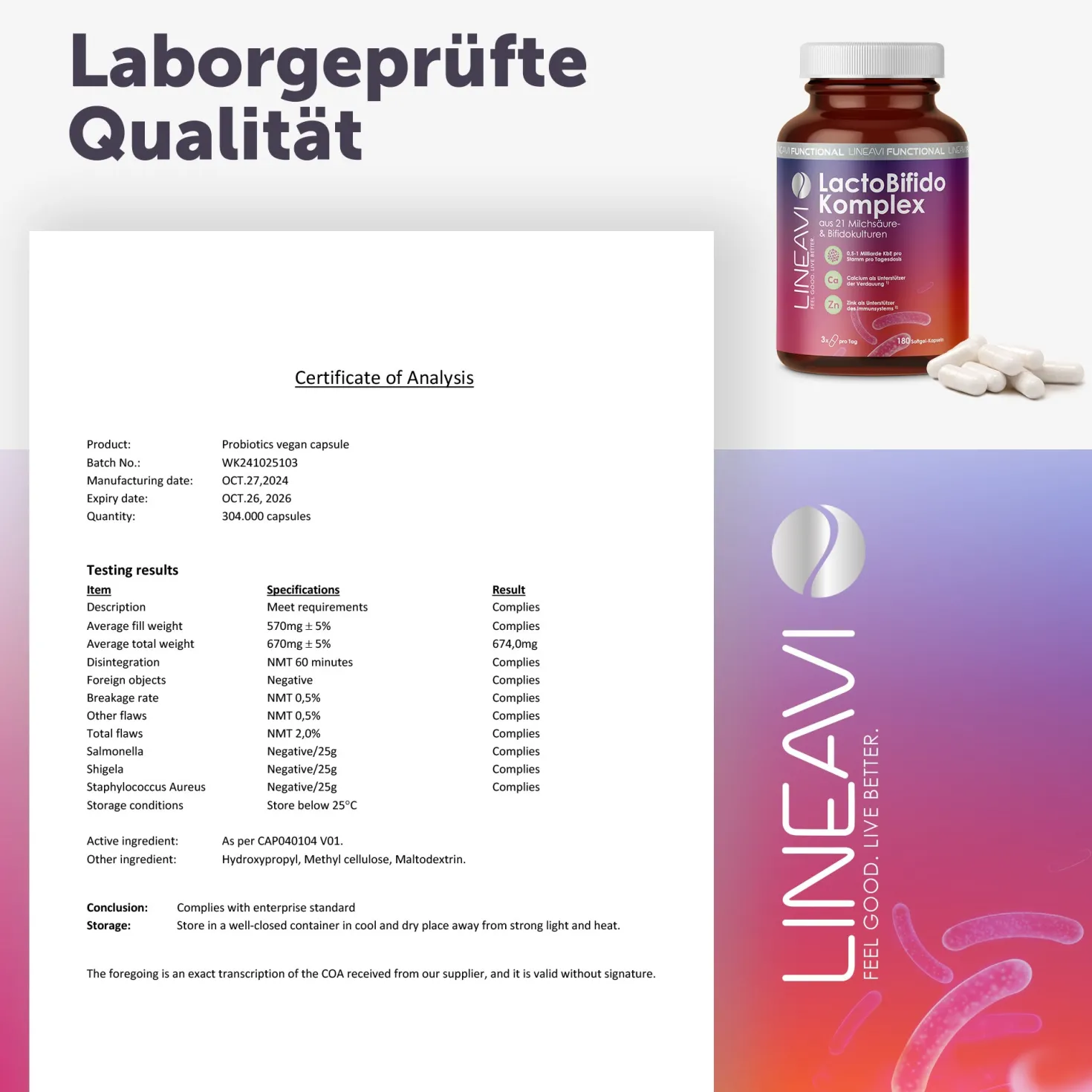 LactoBifido Komplex (180 Kapseln)