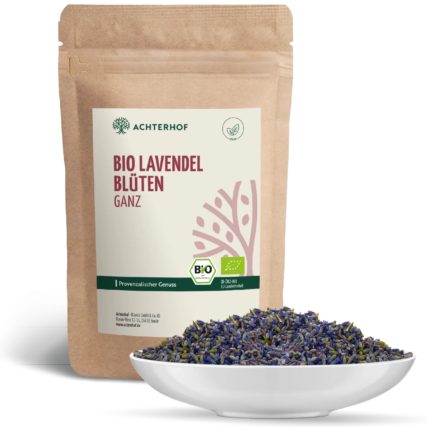 Lavendelblüten ganz Bio (500g)