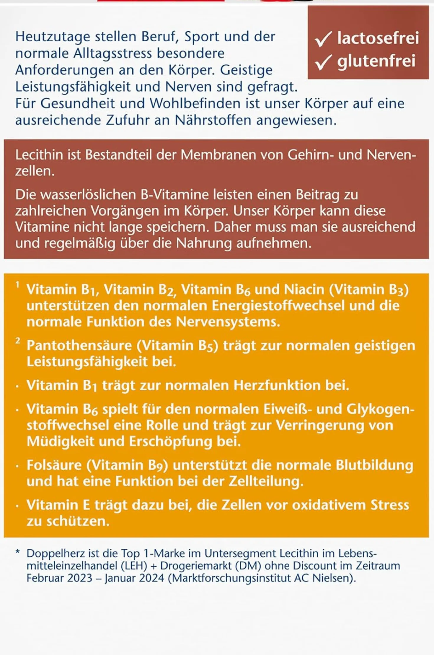 Lecithin B Vitamine (40 Kapseln)