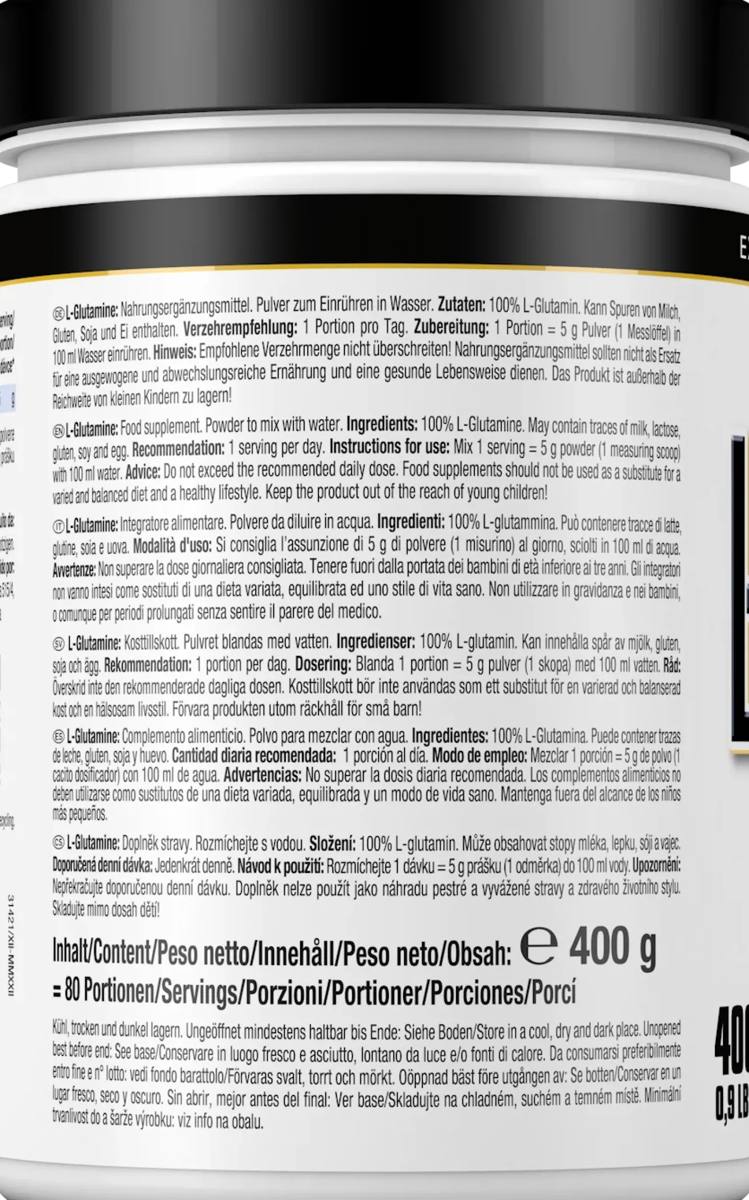 L-Glutamine (400g)