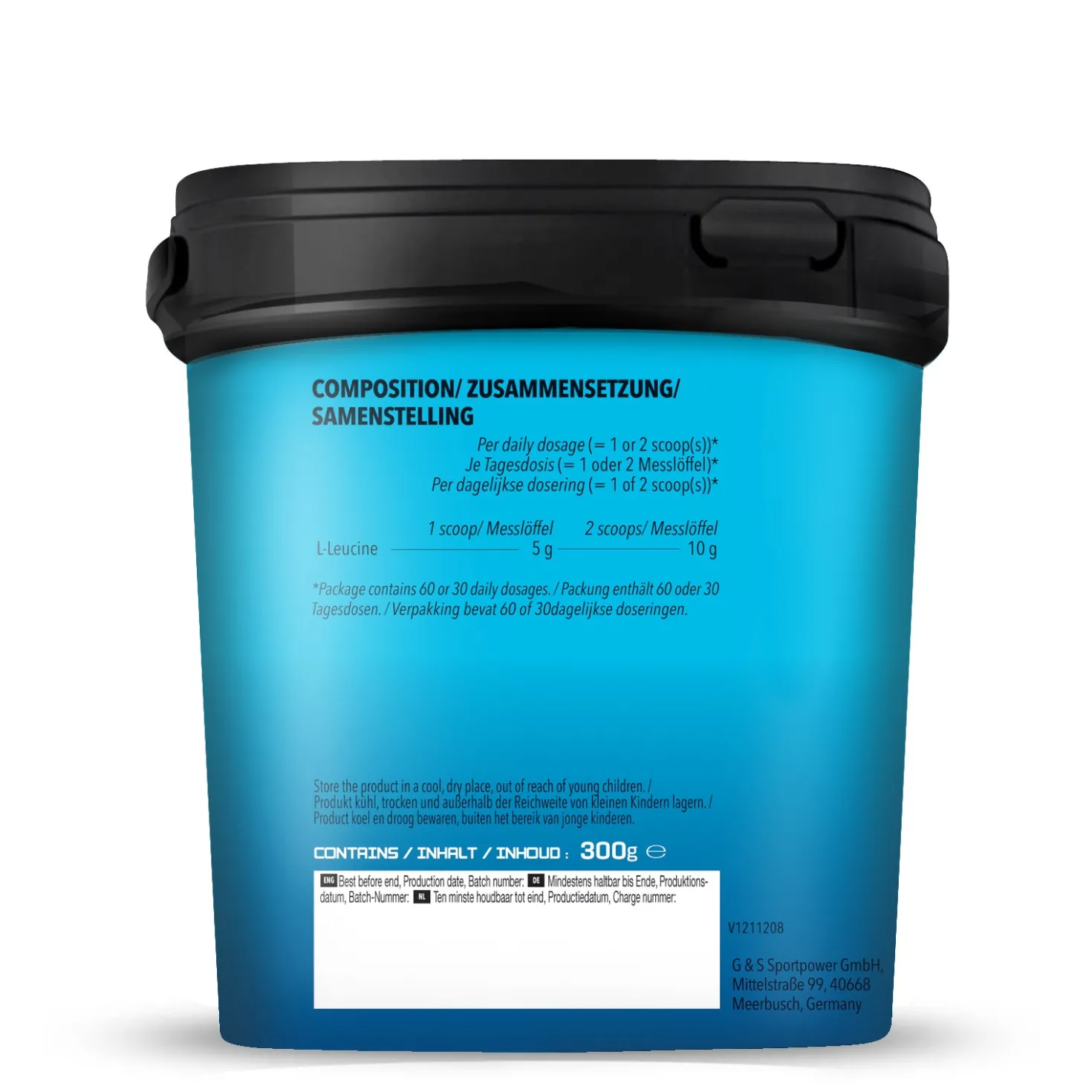 L-Leucin (Essential Amino Acid) (300g)