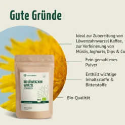 Löwenzahnwurzel Pulver Bio (500g)