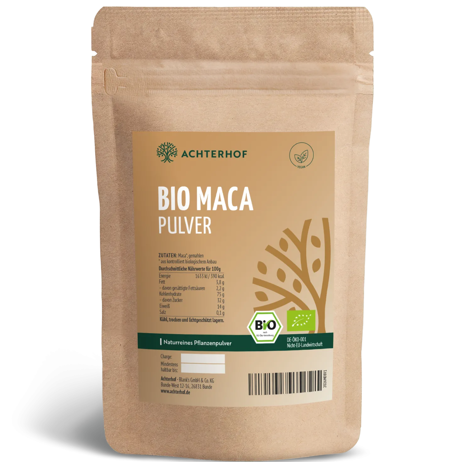 Maca Pulver Bio (1000g)