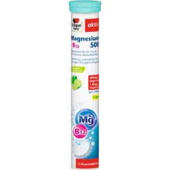 Magnesium 500 + B12 (15 Brausetabletten)