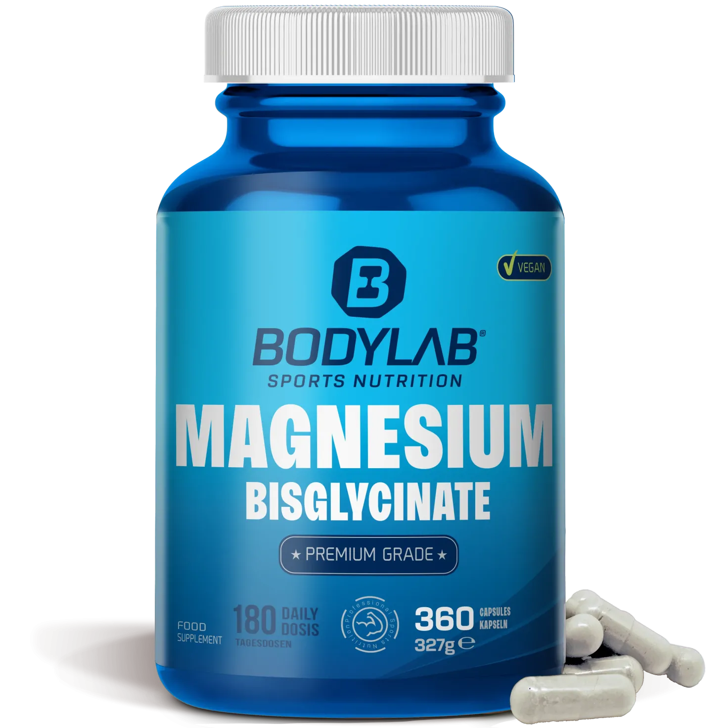 Magnesium Bisglycinate (360 Kapseln)