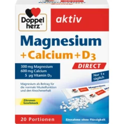Magnesium + Calcium + D3 Direct (20 Portionen)