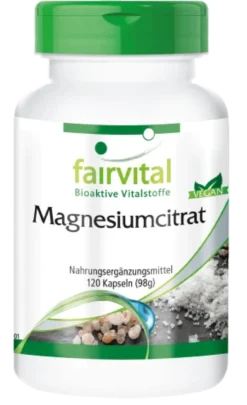 Magnesiumcitrat (120 Kapseln)