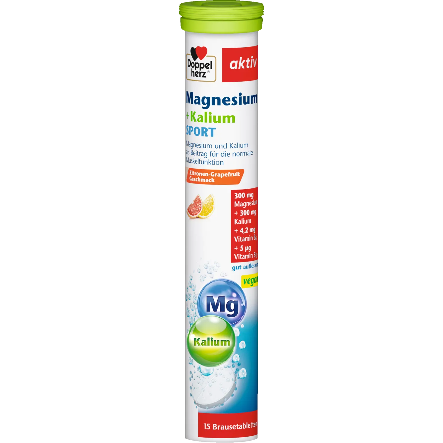 Magnesium + Kalium Sport (15 Brausetabletten)