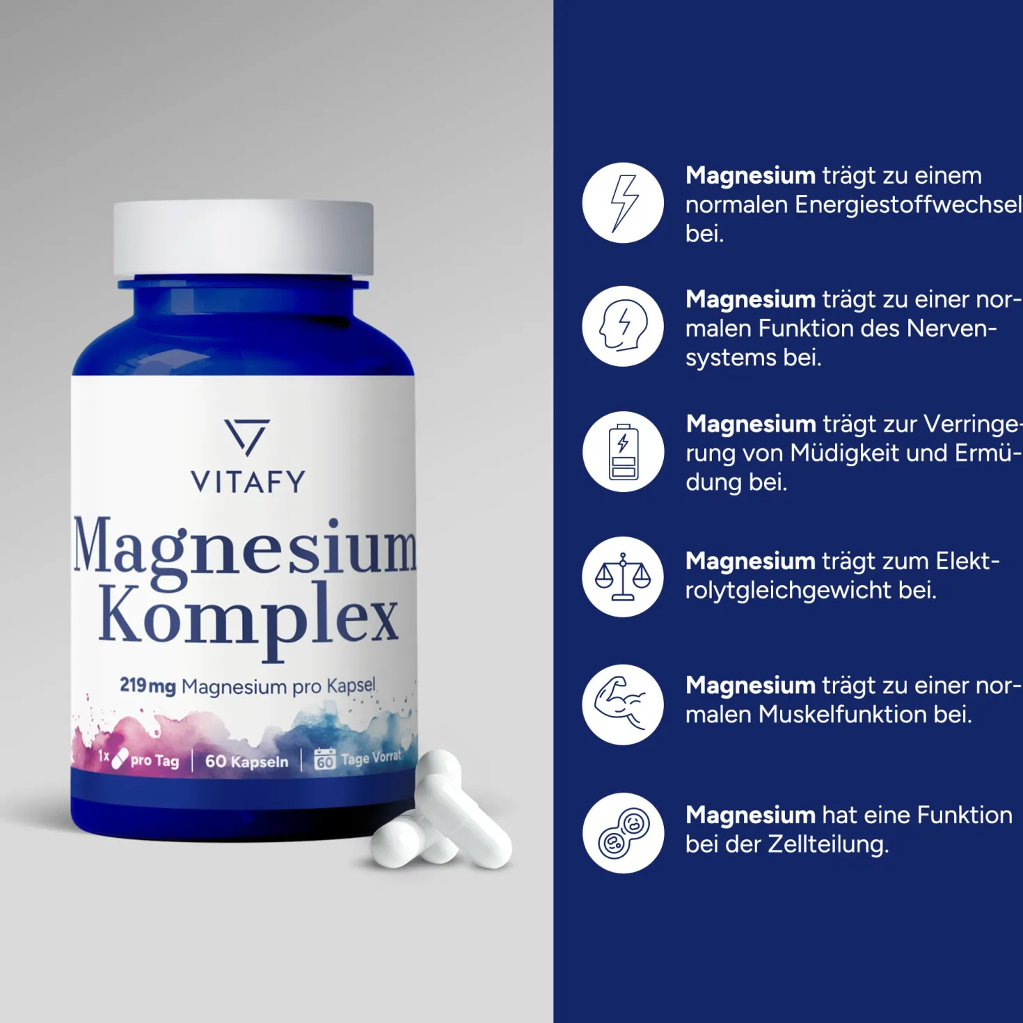 Magnesium Komplex (60 Kapseln)