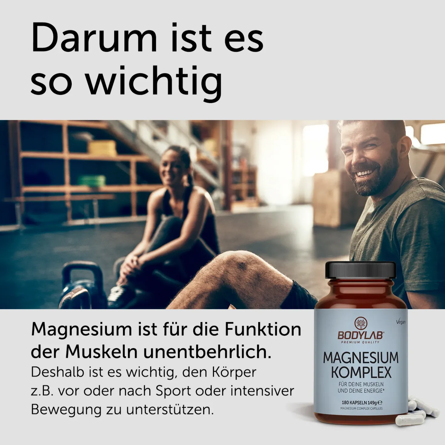 Magnesium Komplex (180 Kapseln)